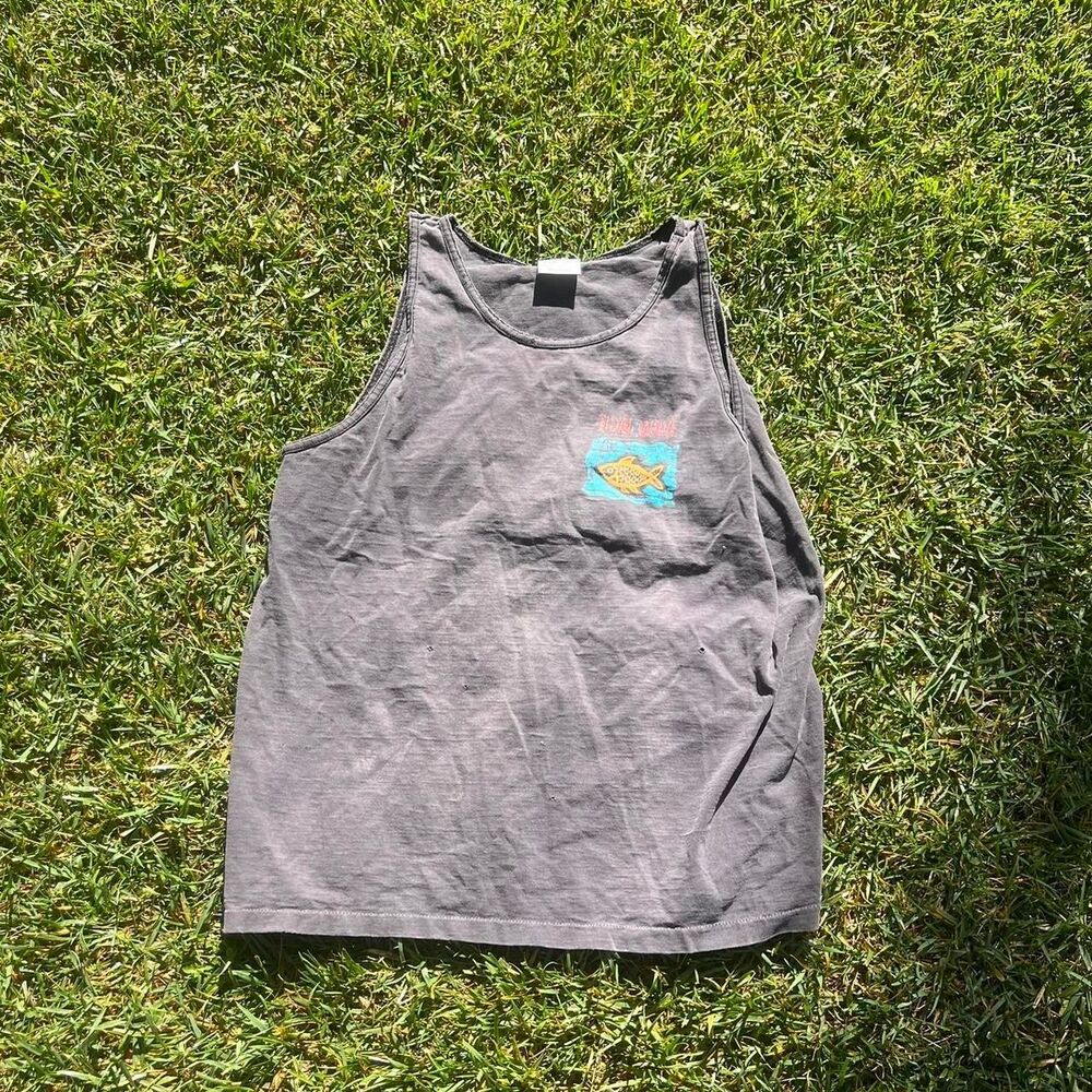 Oneita fishing shop tank 1990s mens size L